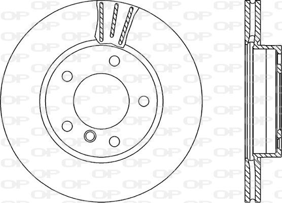 OPEN PARTS Тормозной диск BDR1093.20